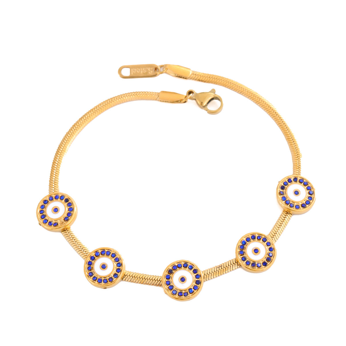 Wholesale stainless steel  East devil's eye series bracelet