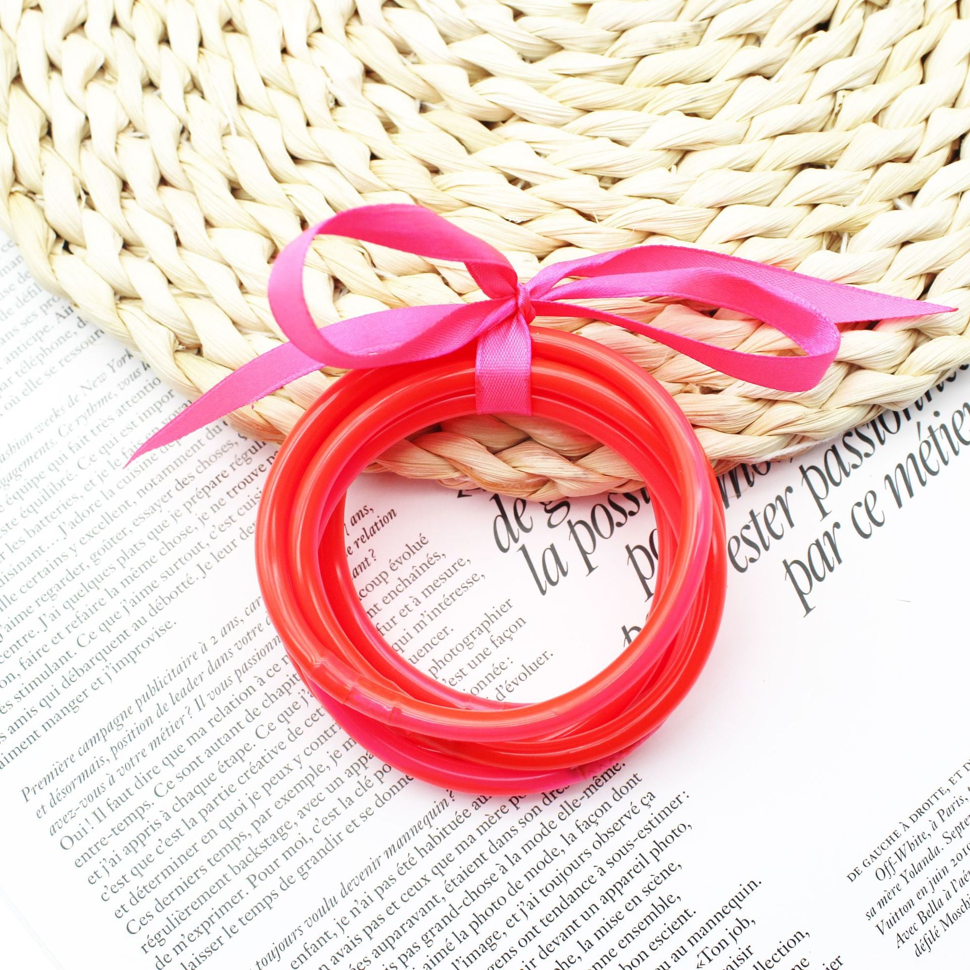 Wholesale Gold Foil Plastic Bracelet Silicone Gold Powder Jelly Bangles ACC-BT-YTian003