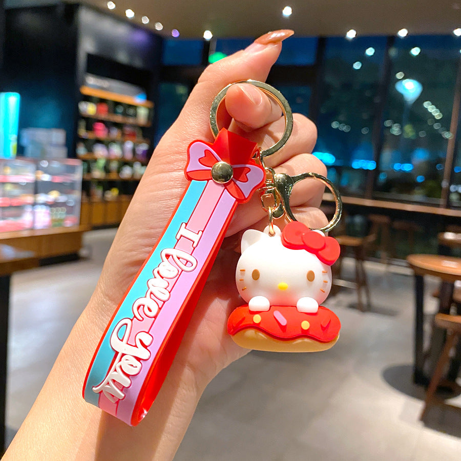 Wholesale Cartoon PVC Soft Glue Cute Keychain ACCVIP-KC-GongZ030