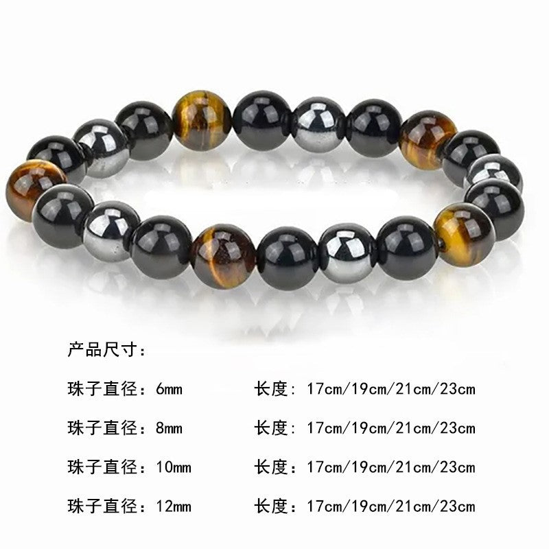 Wholesale Tiger Eye Stone Bracelet Natural Stone Bracelet 6mm8mm10mm ACC-BT-ZhongH025
