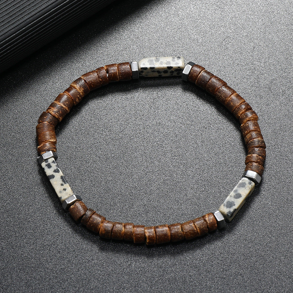 Wholesale Retro Ethnic Multi Layer nut Shell Bead Bracelet Unisex Fashion Hand Jewelry Casual Gift For Everyday Wear