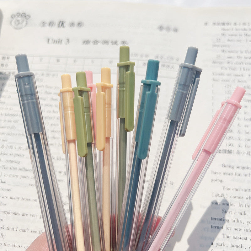 Wholesale full needle tube press pen plastic ballpoint pen