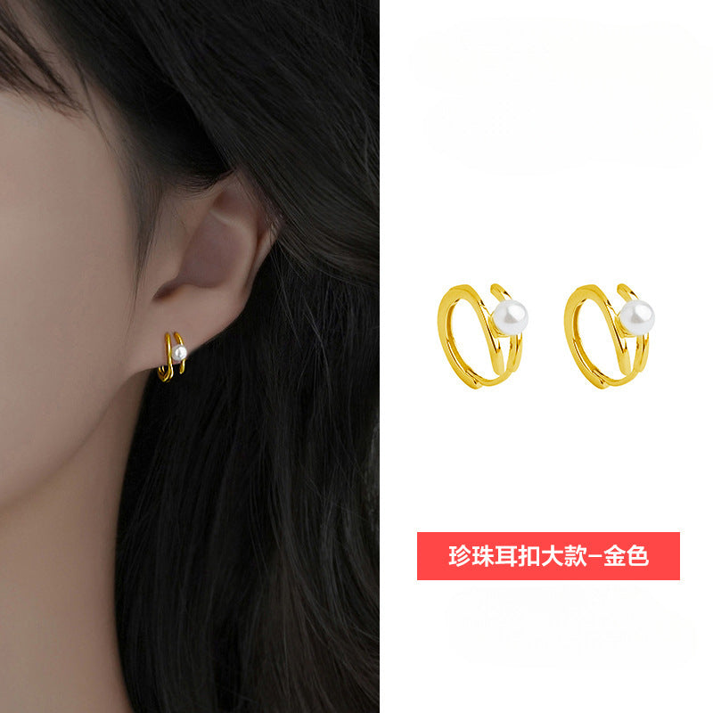 Wholesale 925 sterling silver mother-of-pearl earrings for women
