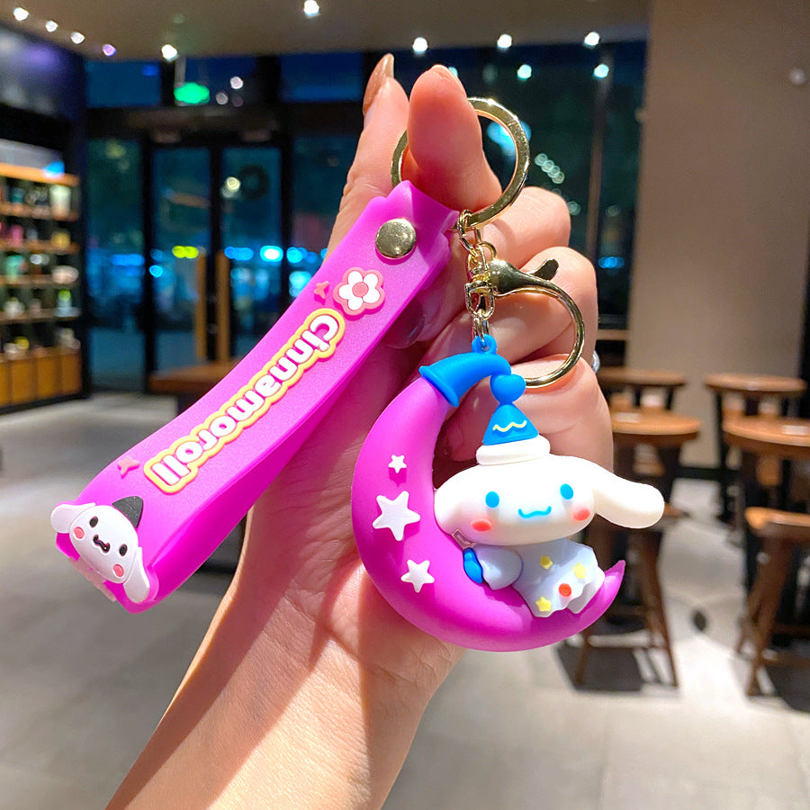 Wholesale Cartoon PVC Soft Glue Cute Keychain ACCVIP-KC-GongZ031