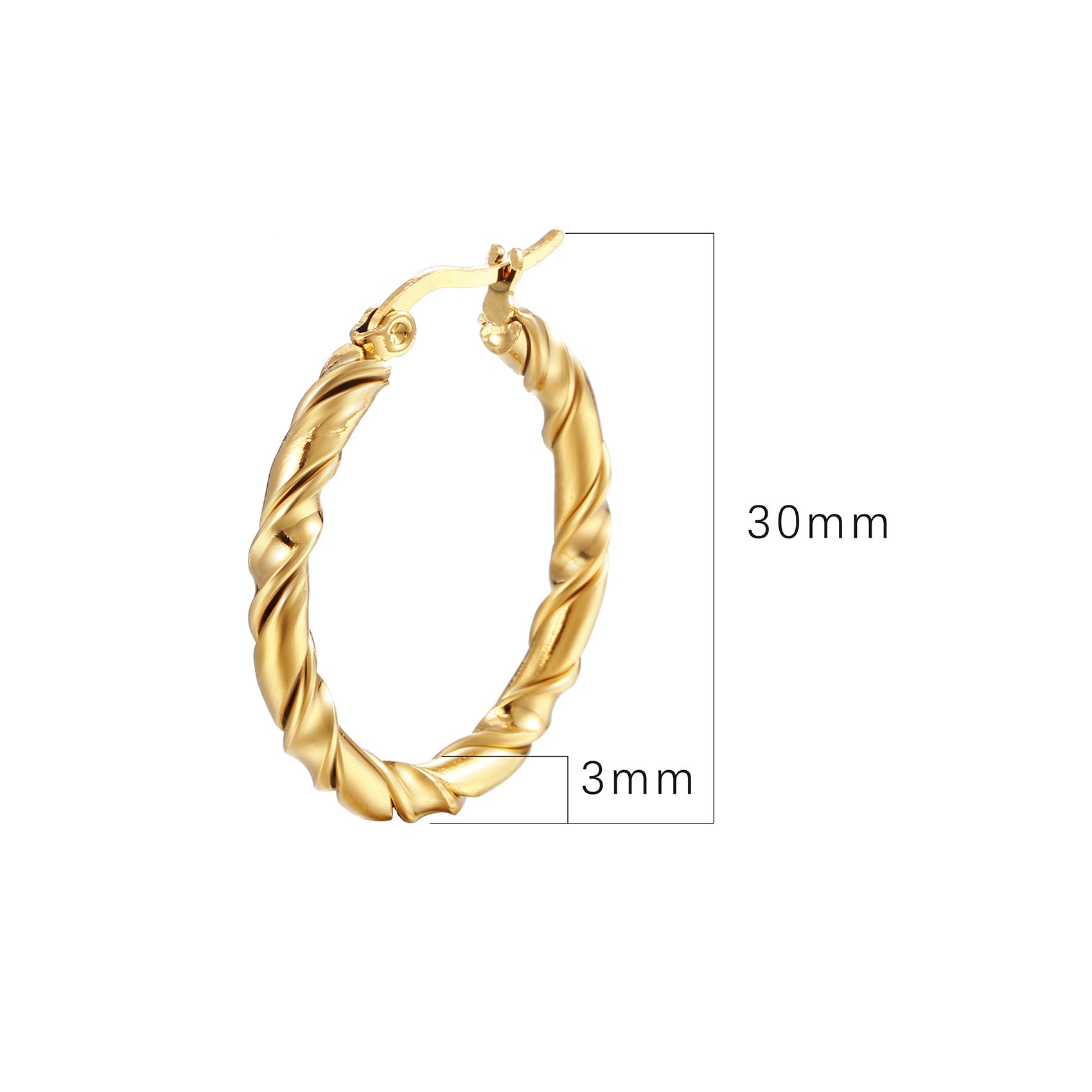 Wholesale Stainless Steel Women's Ear Buckle Earrings
