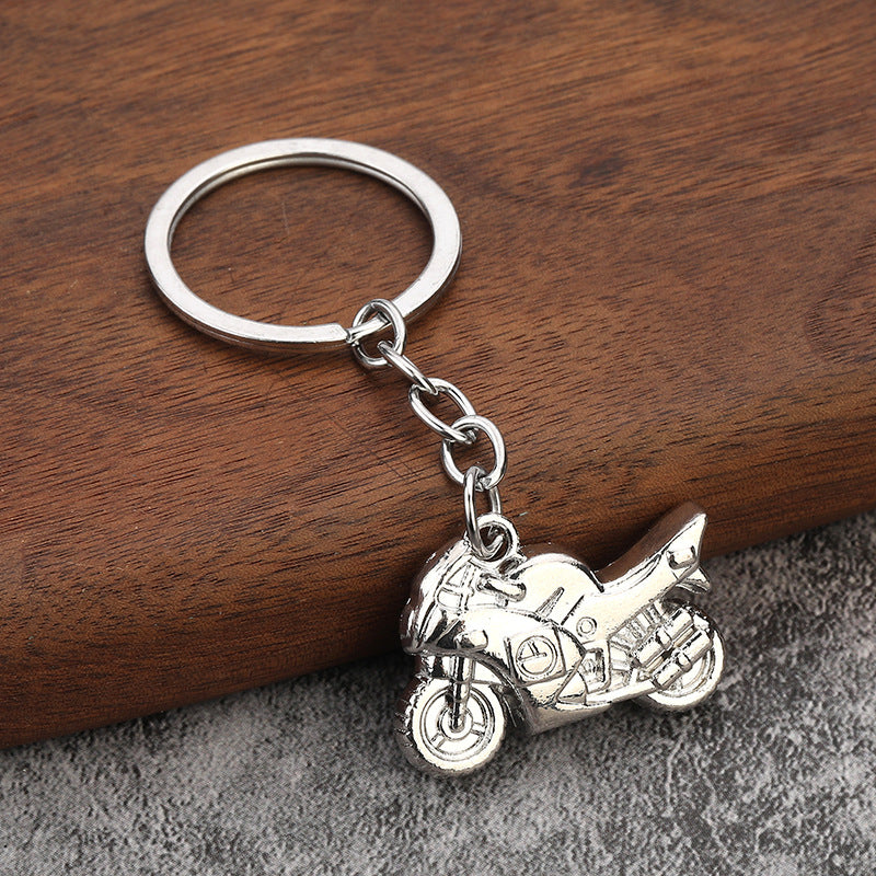 Wholesale  three-dimensional heavy motorcycle metal keychain