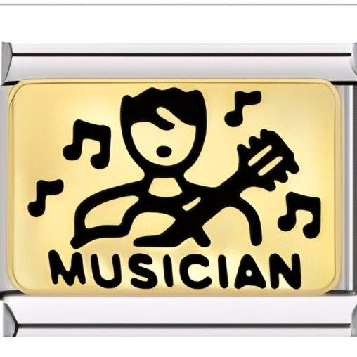 Wholesale Italian Charm Bracelet 9mm DIY Splicing Police Doctor Professional Series Stainless Steel Composable Bracelet