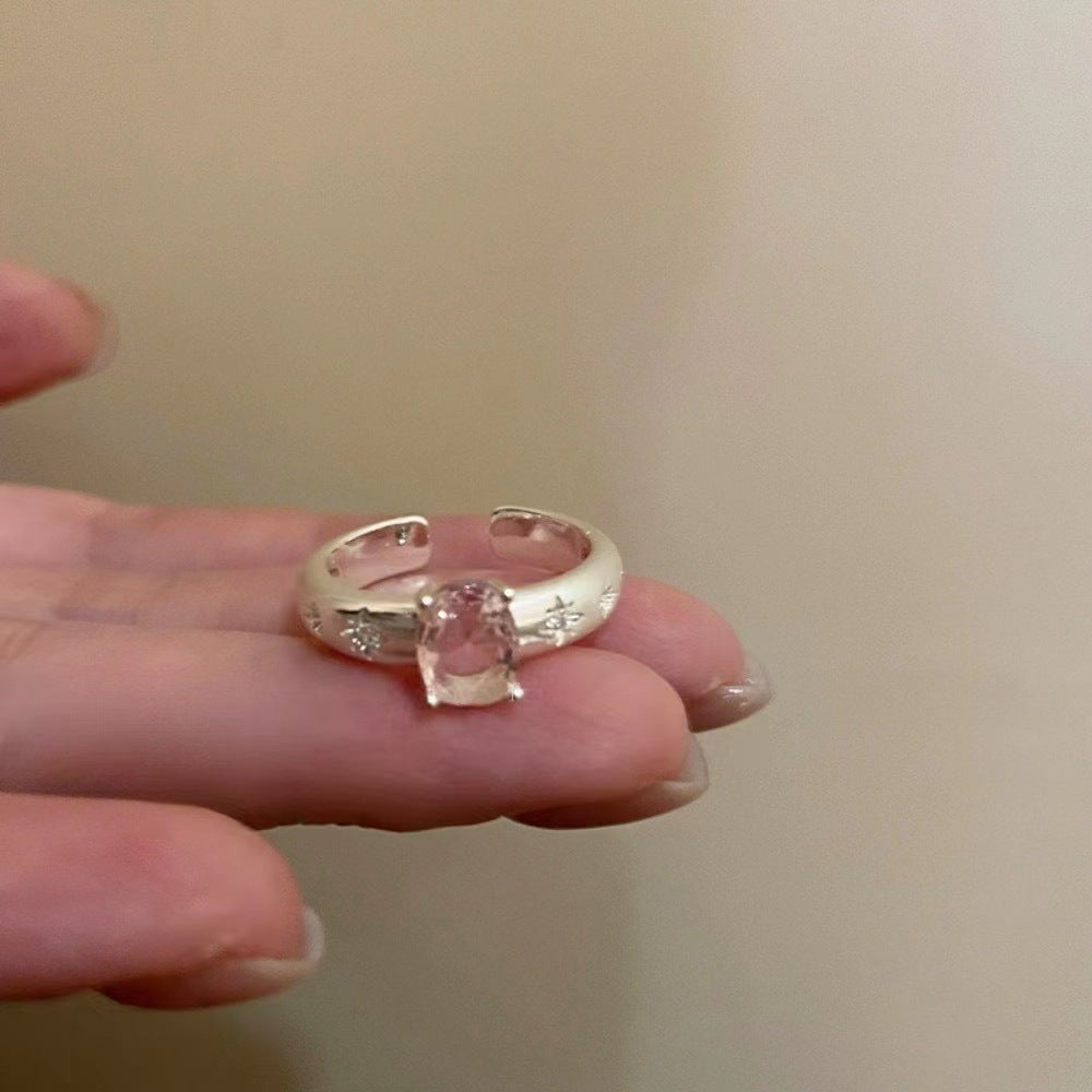 Wholesale  Bow Diamond Ring  Opening Adjustable Ring