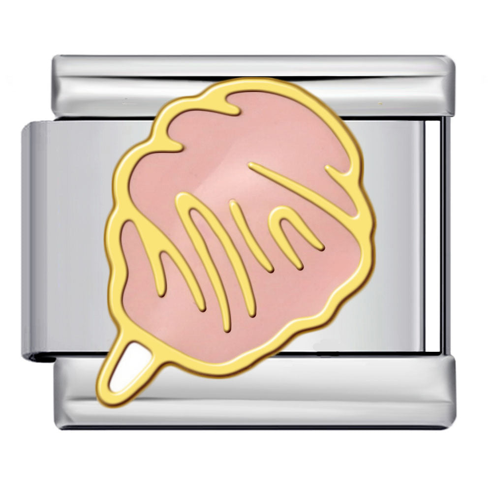 Wholesale Italian Charm Bracelet 9mm DIY Pink Gold Plated Series  Creative Stainless Steel Composable Bracelet