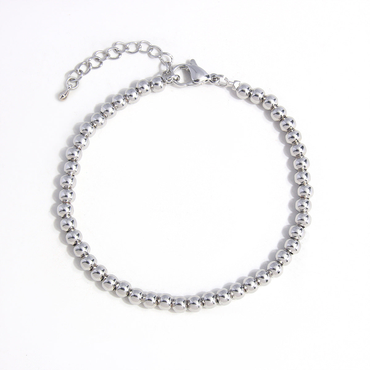 Wholesale Geometric Metal Hollow Beads Copper Bracelet ACC-BT-HongMing003