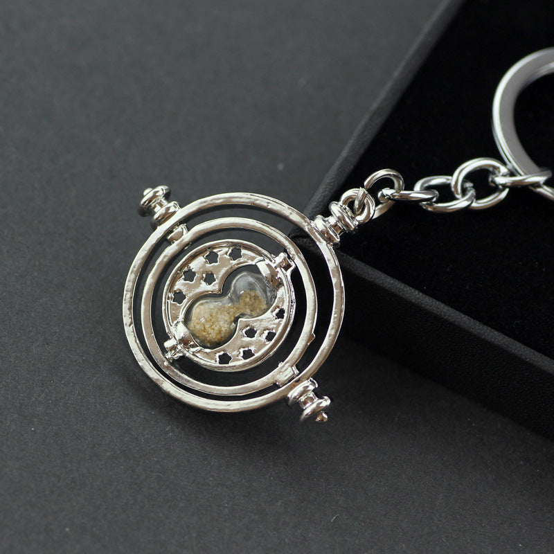 Wholesale  time hourglass keychain