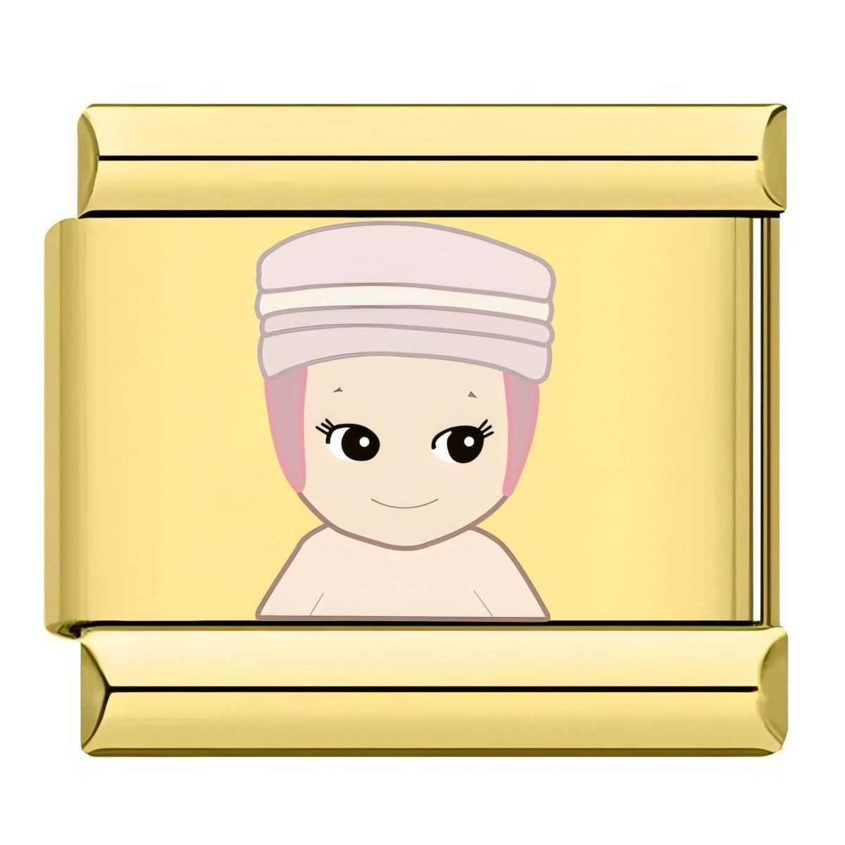 Wholesale 10pcs Italian Charm Bracelet 9mm DIY Splicing Cartoon Cute Stainless Steel Composable Bracelet