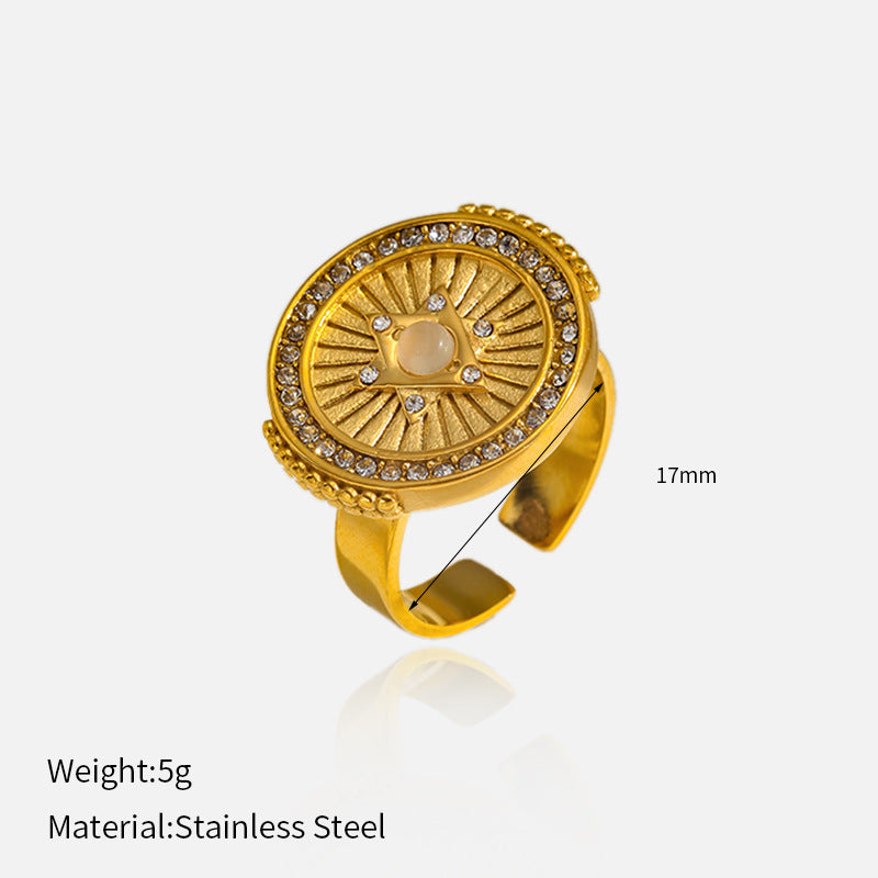 Wholesale  Stainless Steel Heart-Shaped Ring