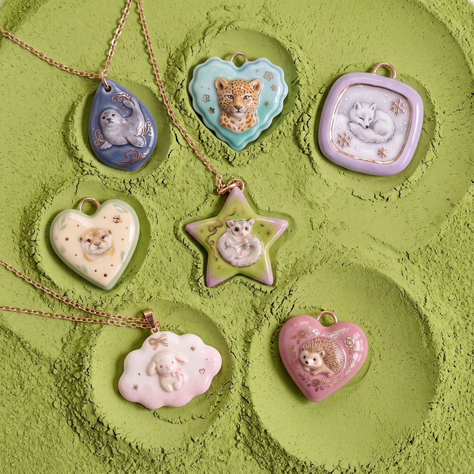 Wholesale 3D Painted Sea Lion Pendant Ocean Series Charm DIY Jewelry Accessory For Necklace Bag Charm Gift