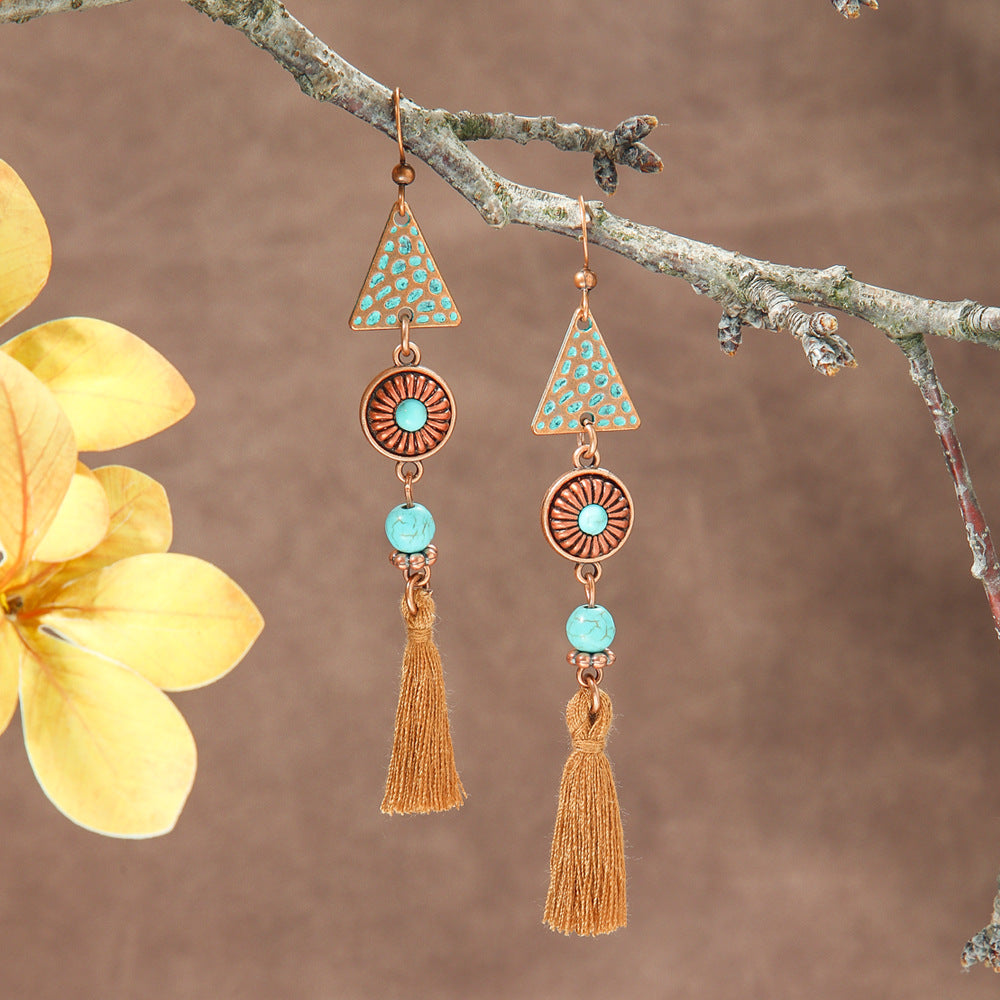 Wholesale Bohemian Geometric Earrings Fashion Accessory Boutique Resale