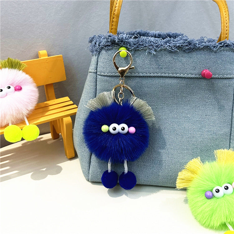 Wholesale Cartoon Colorful Fur Ball Keychain ACC-KC-KaiYue002