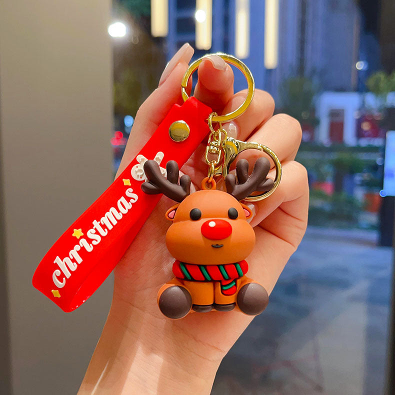 Wholesale Christmas Tree Reindeer Keychain ACC-KC-JinYao001