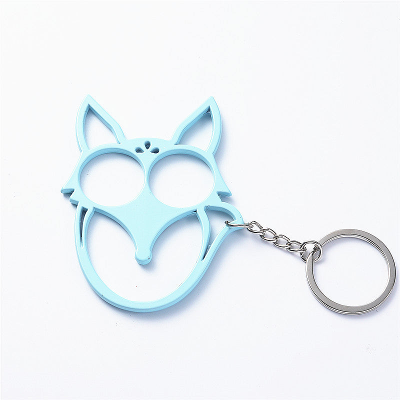 Wholesale Outdoor Fox Metal Pendant Keychain Keychains Accessories ACC-KC-NN001