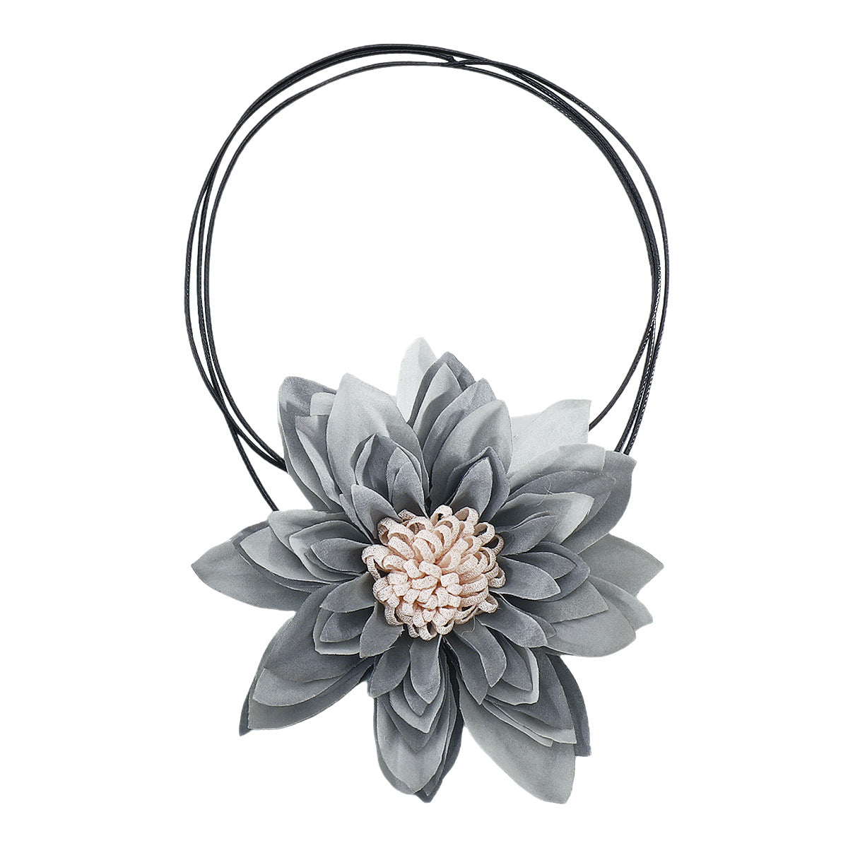 Wholesale Exaggerated Multi-Layered Colorfulful Flowers Casual Style Necklace
