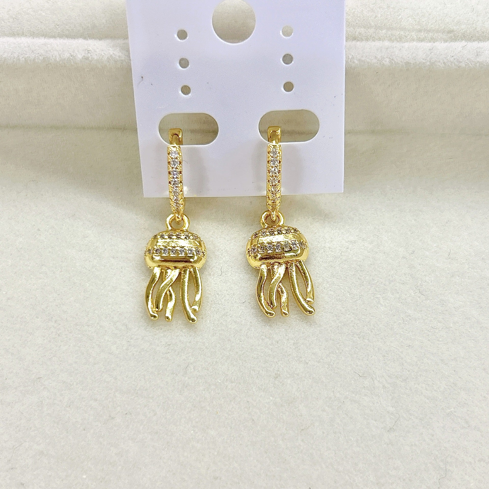 Wholesale Summer marine animal jellyfish starfish shark conch turtle pendant earrings