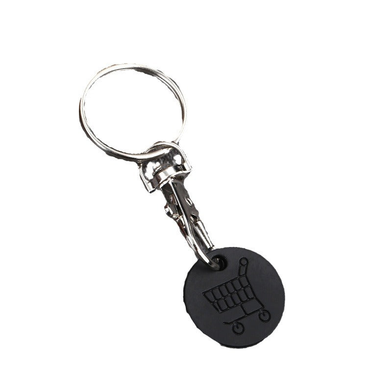 Wholesale Supermarket Shopping Cart Metal Keychains ACC-KC-YuJia007