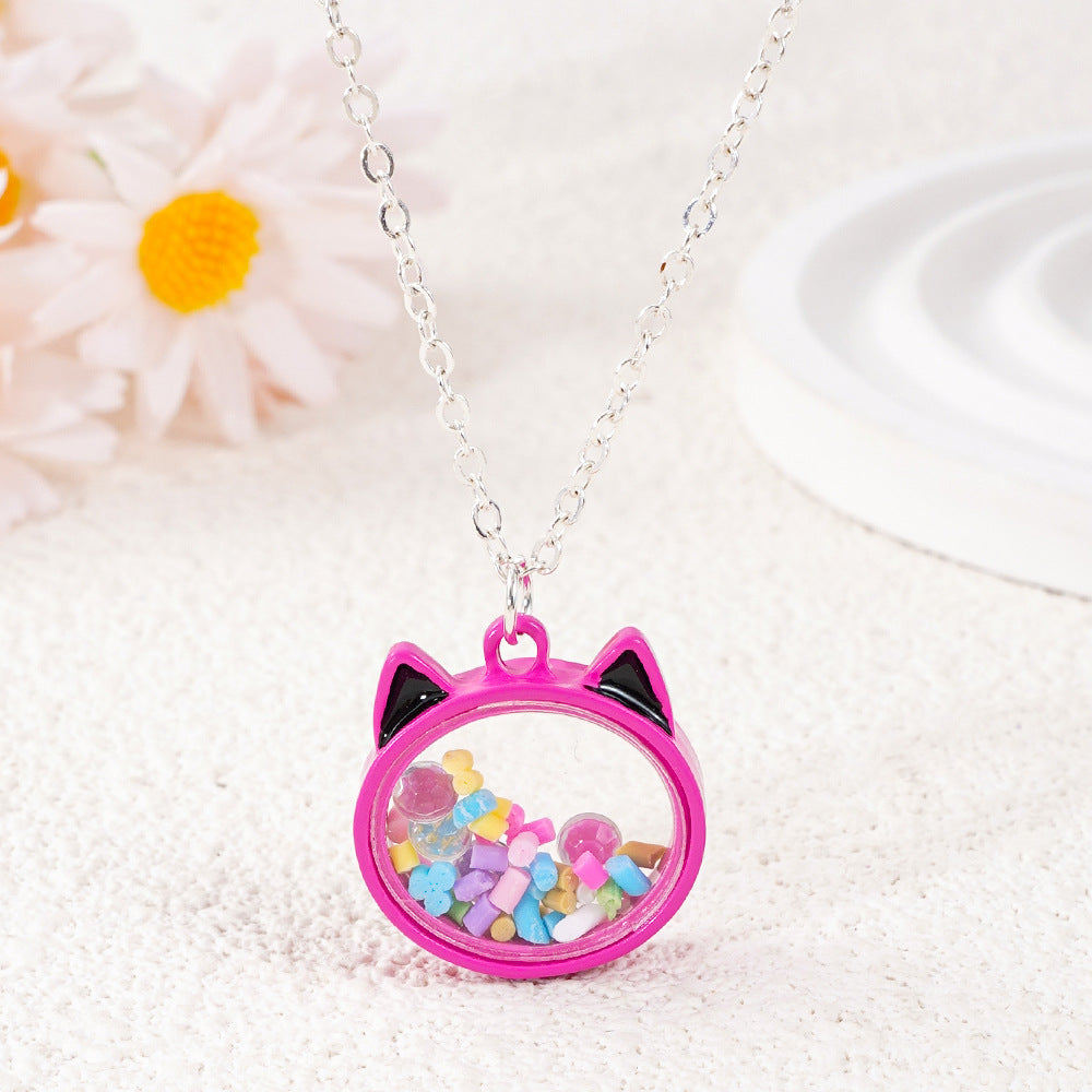 Wholesale Cat frog bear necklace