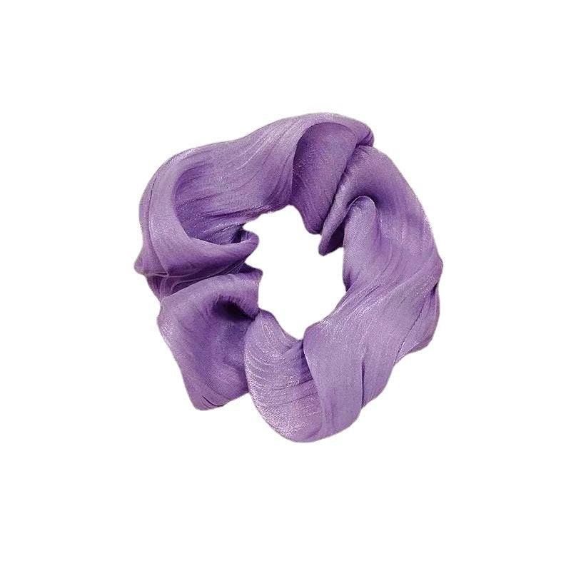 Wholesale Purple Mesh Hair Ties Large Intestine Hair Scrunchies ACC-HS-Weim001