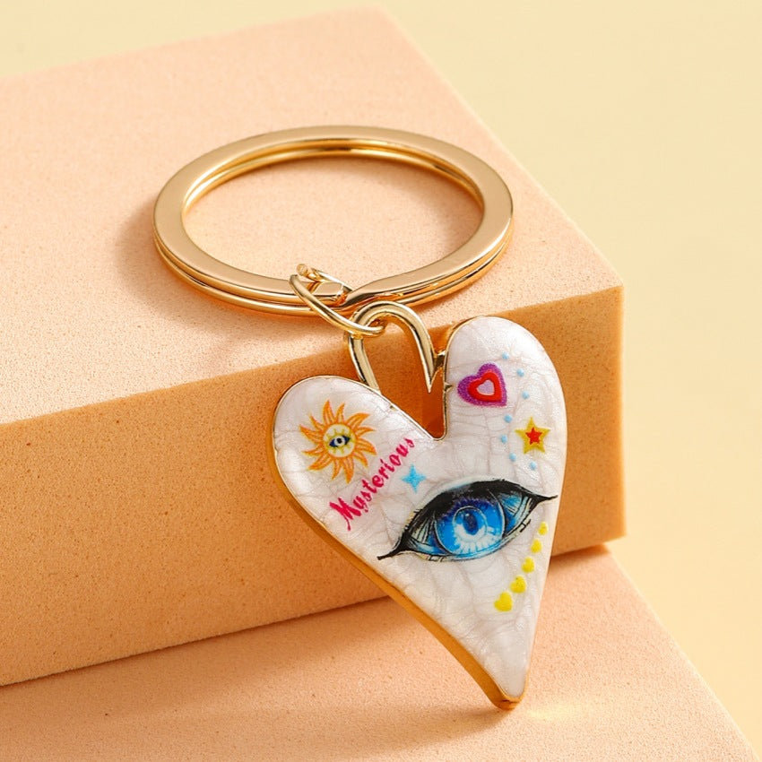 Wholesale Alloy Love Oil Drop Keychain ACC-KC-RongR086