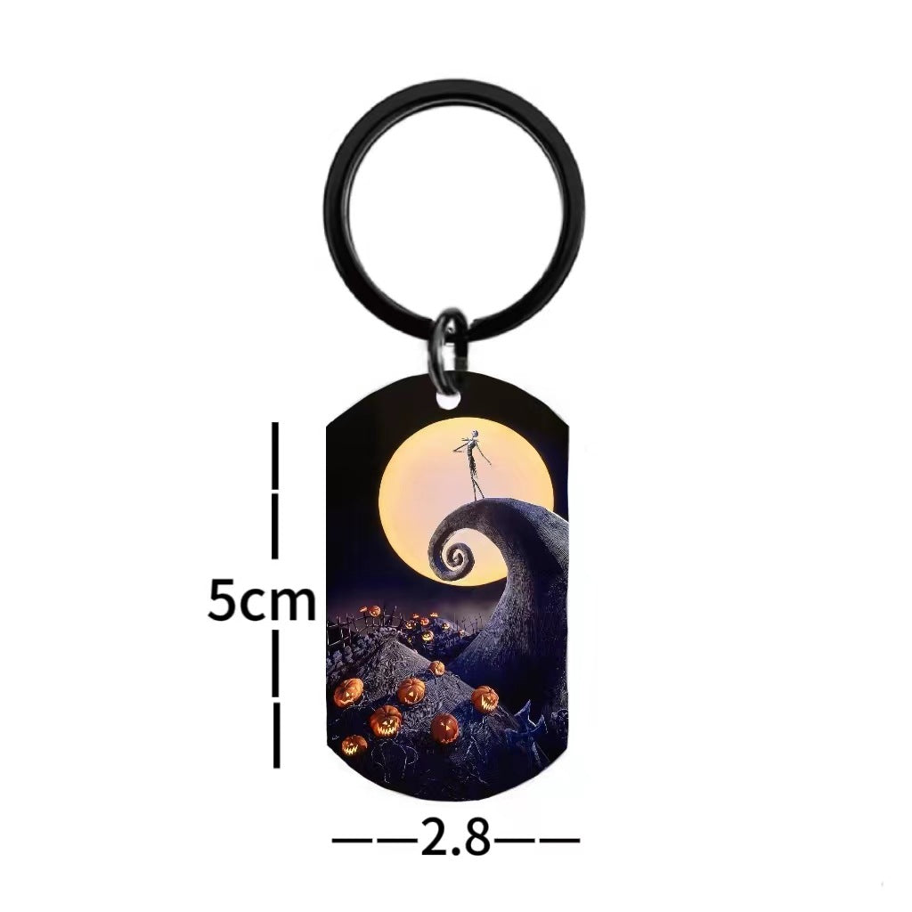 Wholesale Halloween Cartoon Anime Stainless Steel Keychains ACC-KC-JinZhu010