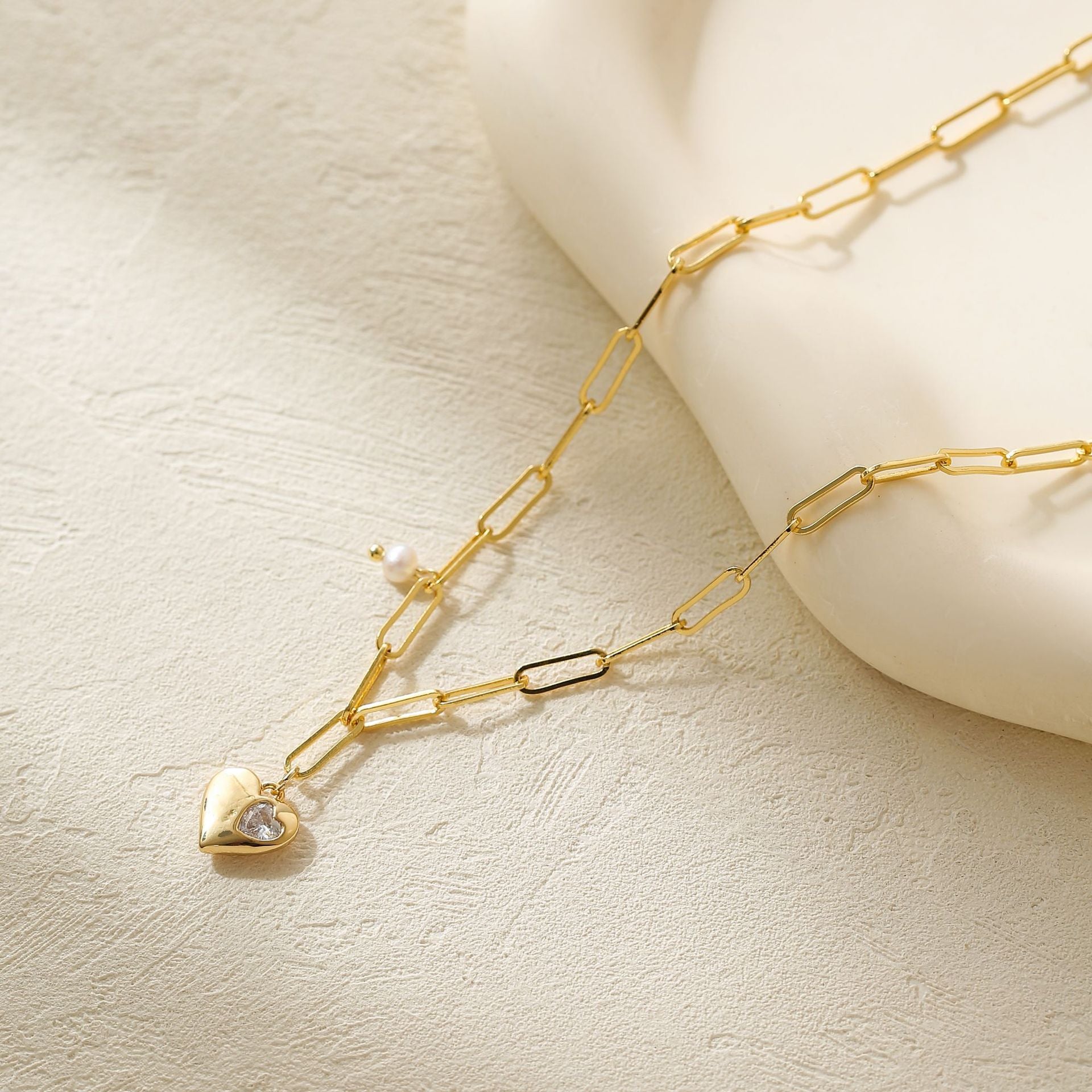 Wholesale Gold and Silver Two-color Necklace