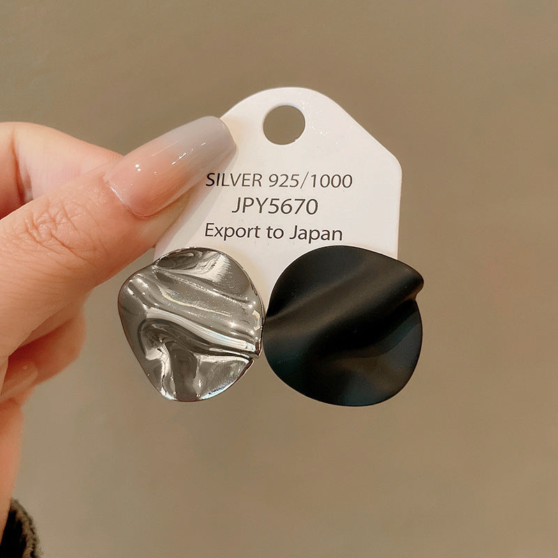 Wholesale Silver Needle Letter Geometric Earrings ACCVIP-ES-KJ001