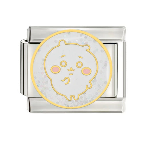 Wholesale  Italian Charm Starter Bracelets DIY square Single Section Creative Stainless Steel Composable Bracelet