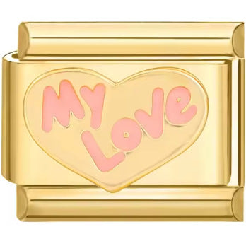 Wholesale Italian Charm Bracelet 9mm DIY Splicing Gold Plated Smiley Dolphin Stainless Steel Composable Bracelet