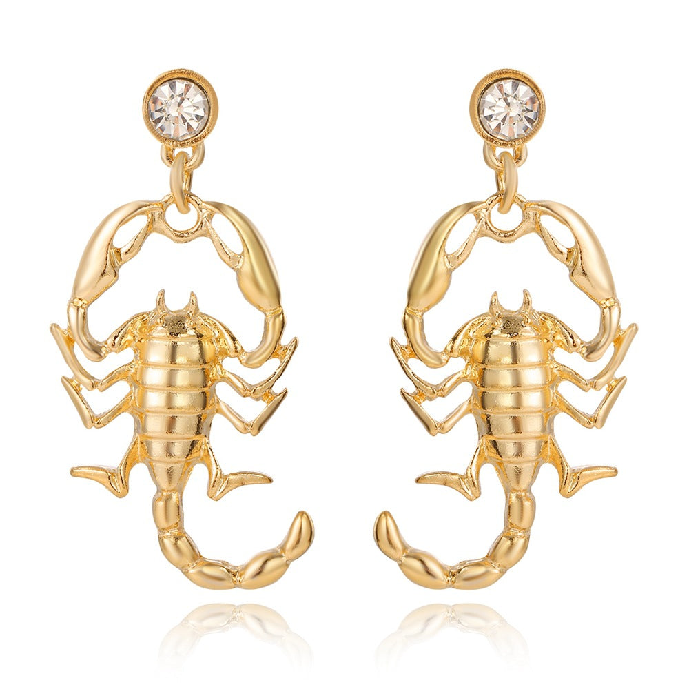 Wholesale Fashion Alloy Drop Earrings Gold Party Jewelry Accessory