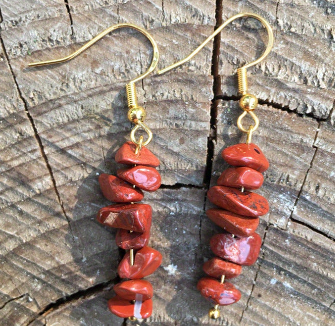 Wholesale Handmade Natural Stone Crystal Beaded Earrings ACC-ES-RongGuan004