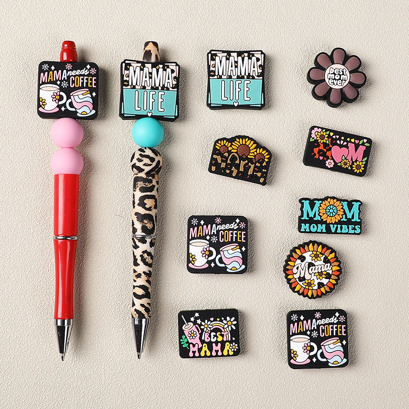 Wholesale 20pcs Cartoon Letter Focal Beads DIY Beads Accessories ACC-BDS-RongFa048