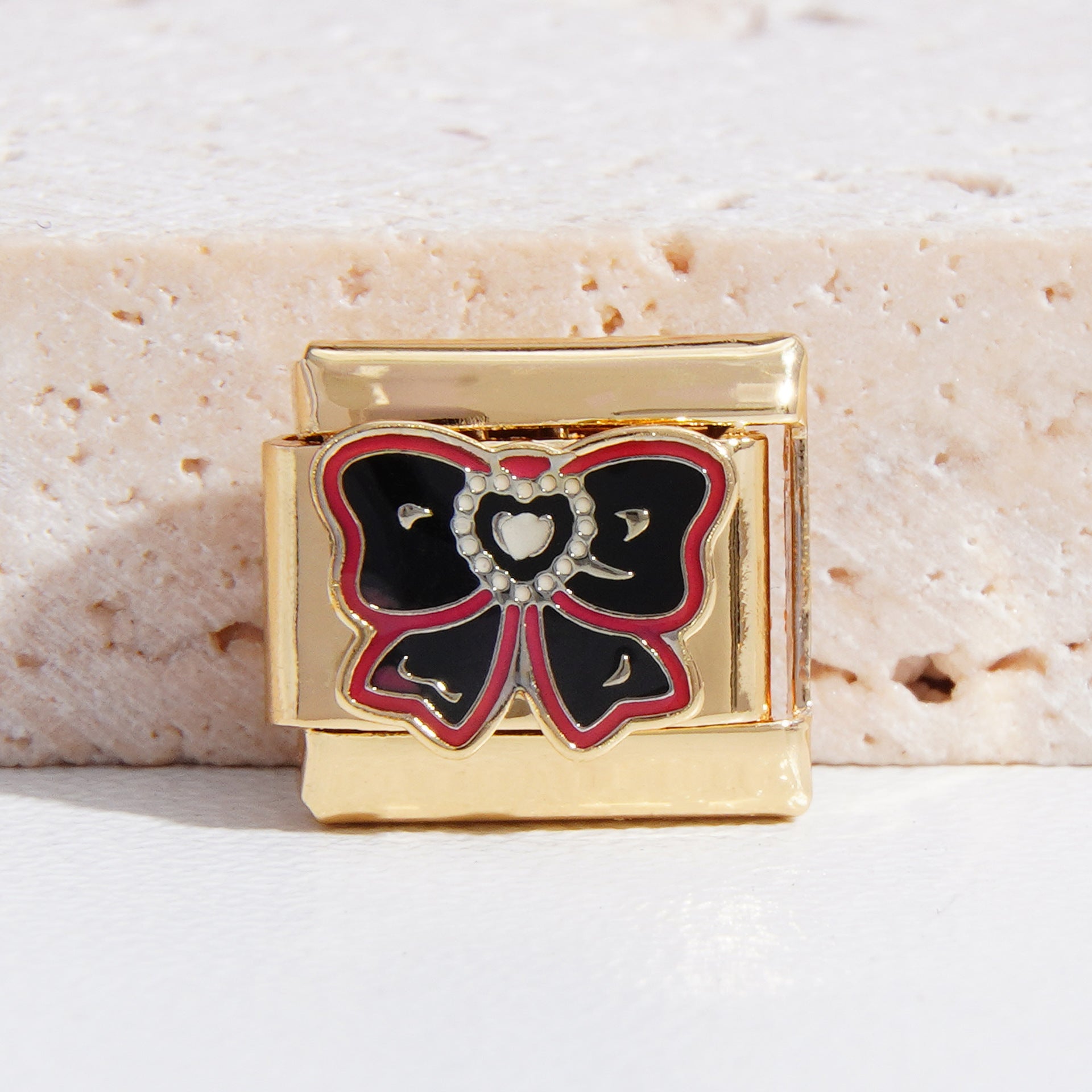 Wholesale Italian Charm Bracelet 9mm DIY Splicing Christmas Gold Titanium Steel Composable Bracelet