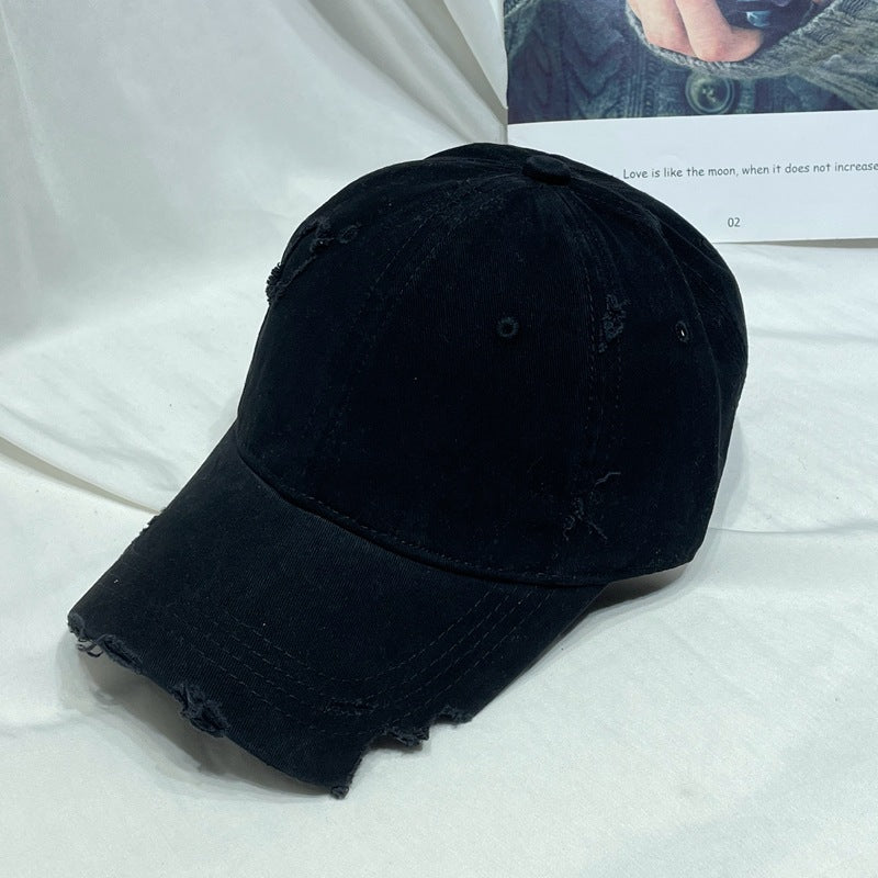 Wholesale  Solid Color Notched Baseball Hat