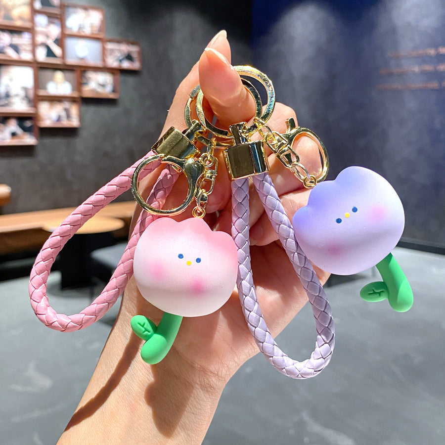 Wholesale Resin Tulip Cute Keychains ACC-KC-GongZ028