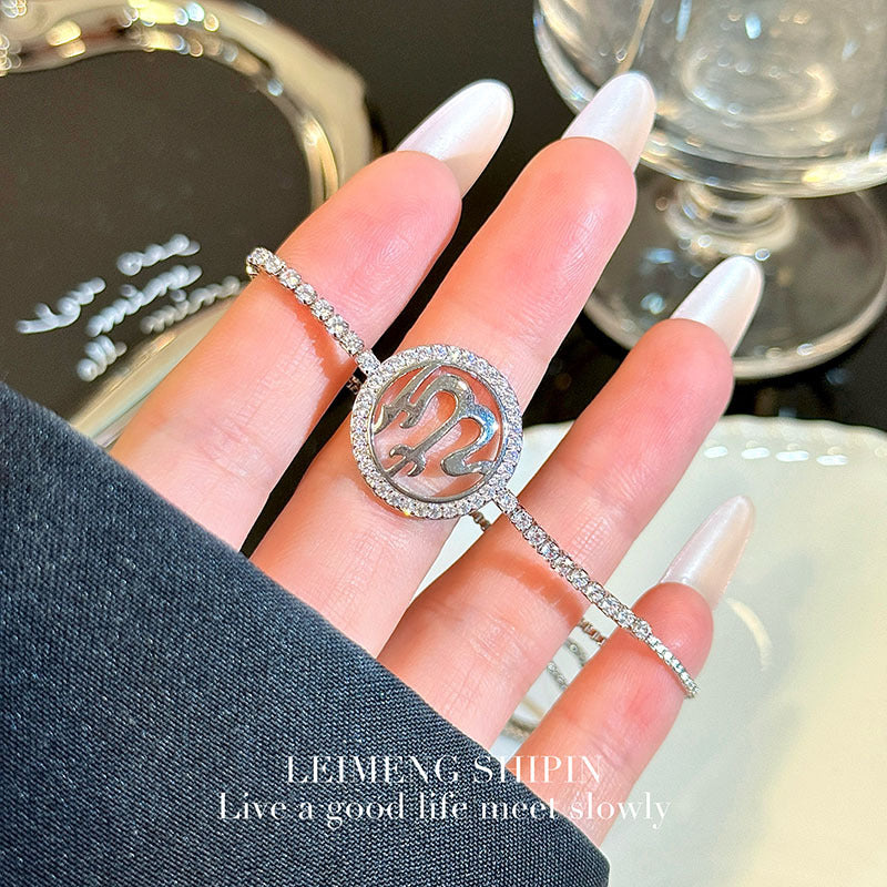 Wholesale Light Luxury Zircon Pull Bracelet