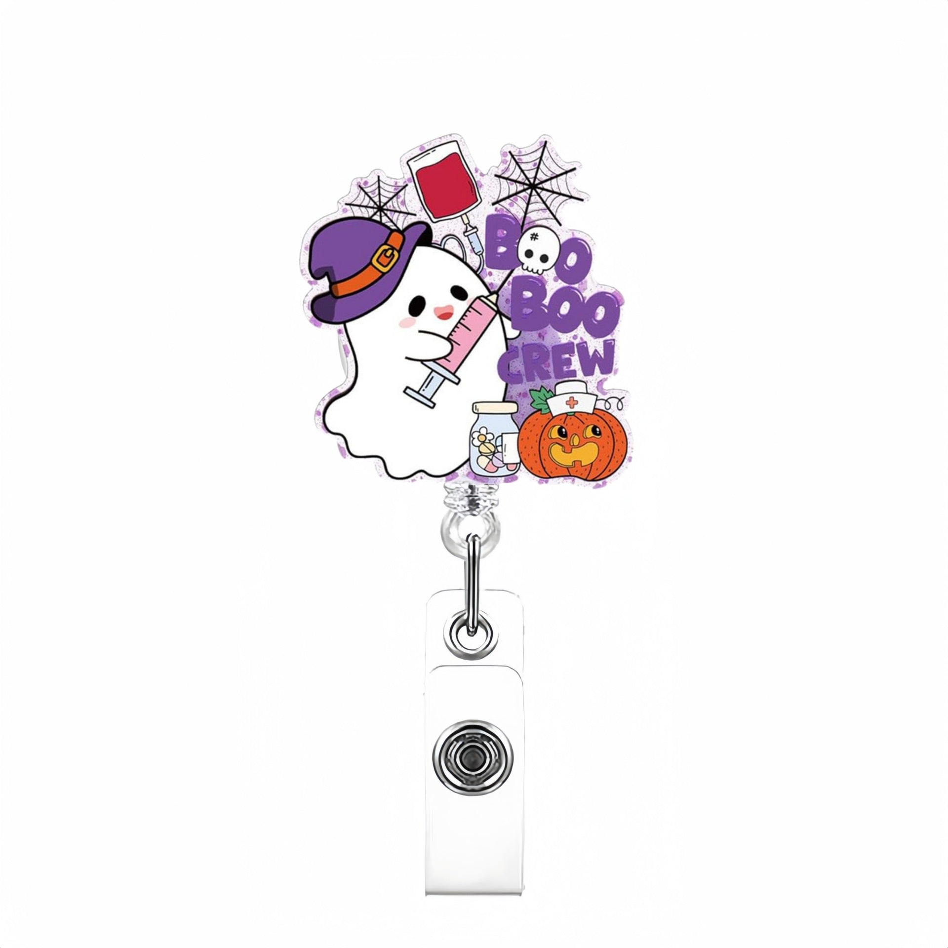 Wholesale Acrylic  Badge Reels Keychains