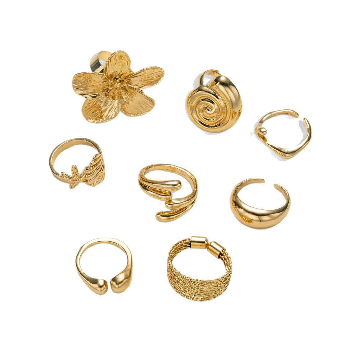 Wholesale Summer Sea Starfish Ring suit