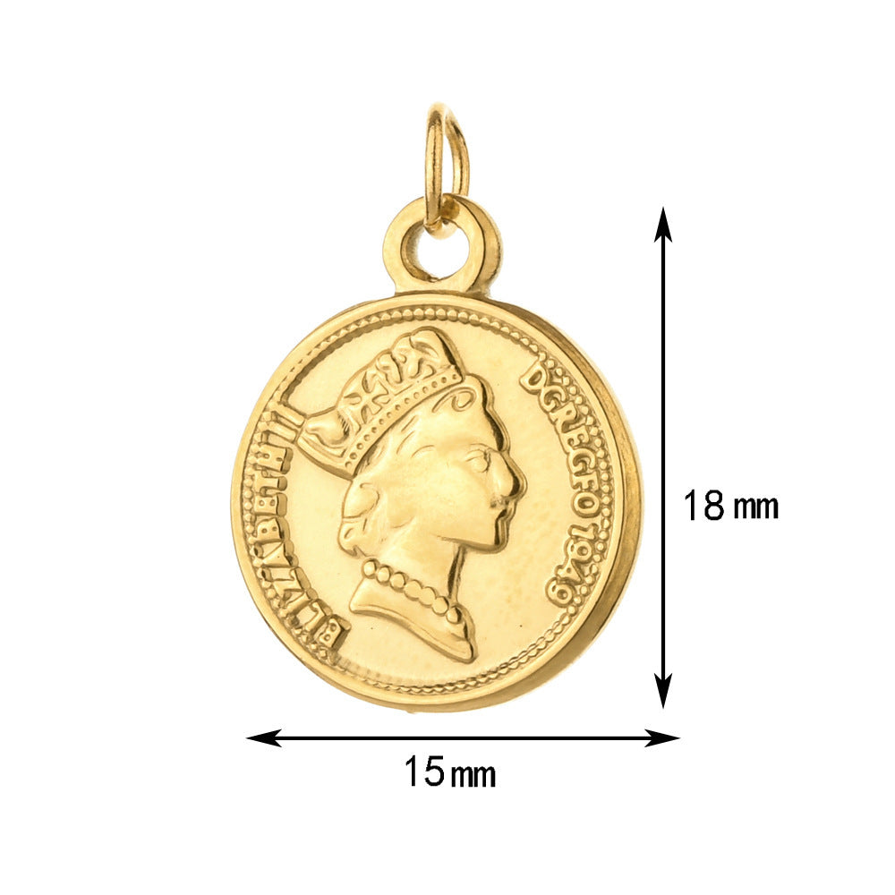 Wholesale European and American Cross-Border Popular Bull Head and Horn Cross Pendant Simple Keychain Bracelet Necklace Pendant Jewelry Accessories