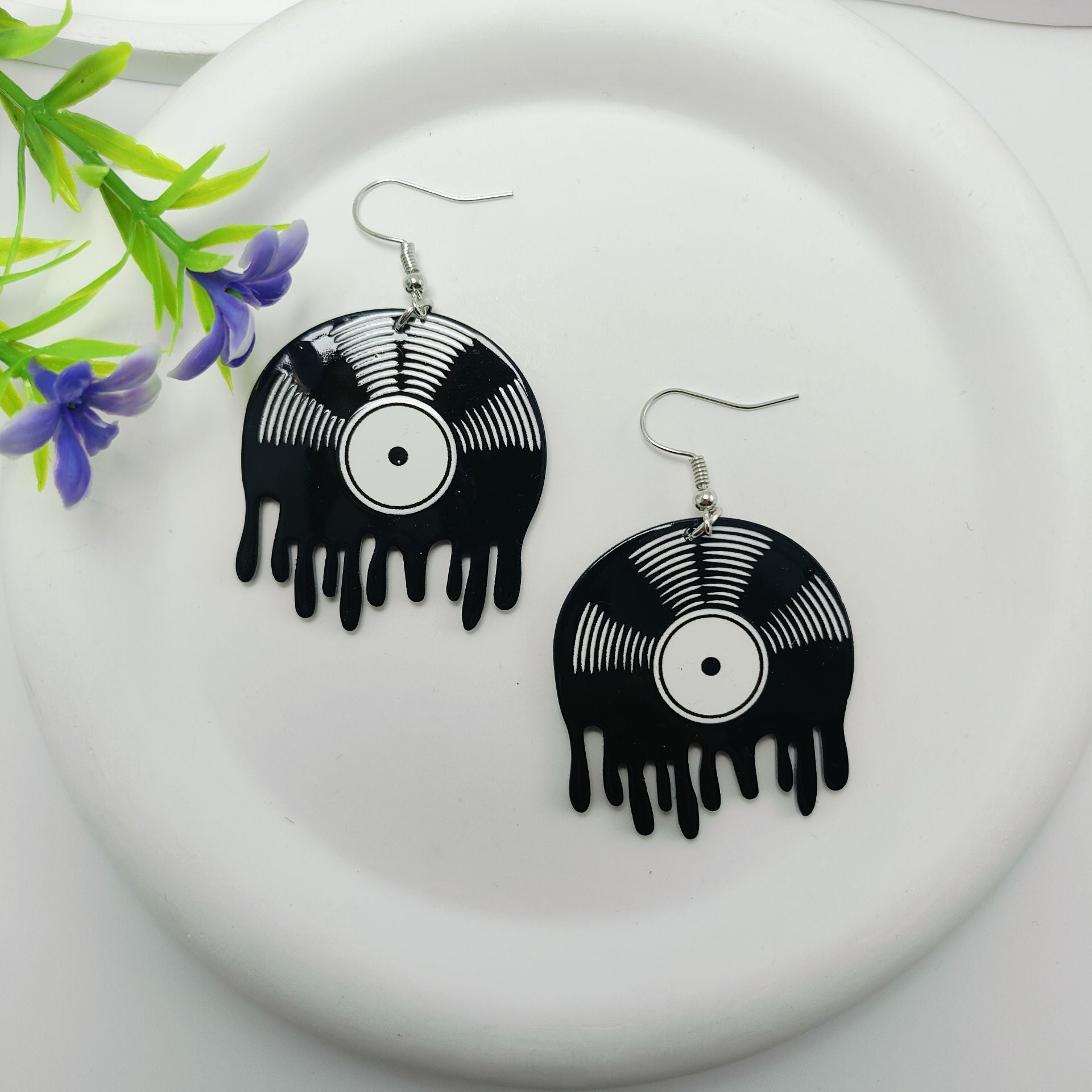 Wholesale Acrylic Retro Nostalgic Rubik's Cube Cute Cartoon Game Console Earrings ACC-ES-Qiyu021