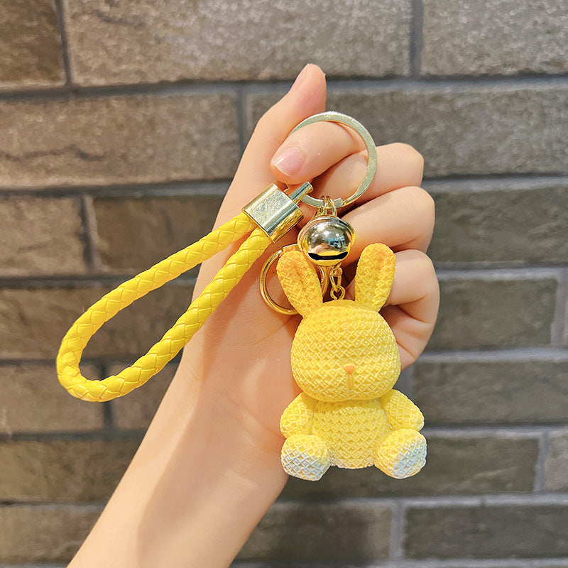 Wholesale Resin Rabbit Keychain Cute Keychain ACC-KC-JuCai001