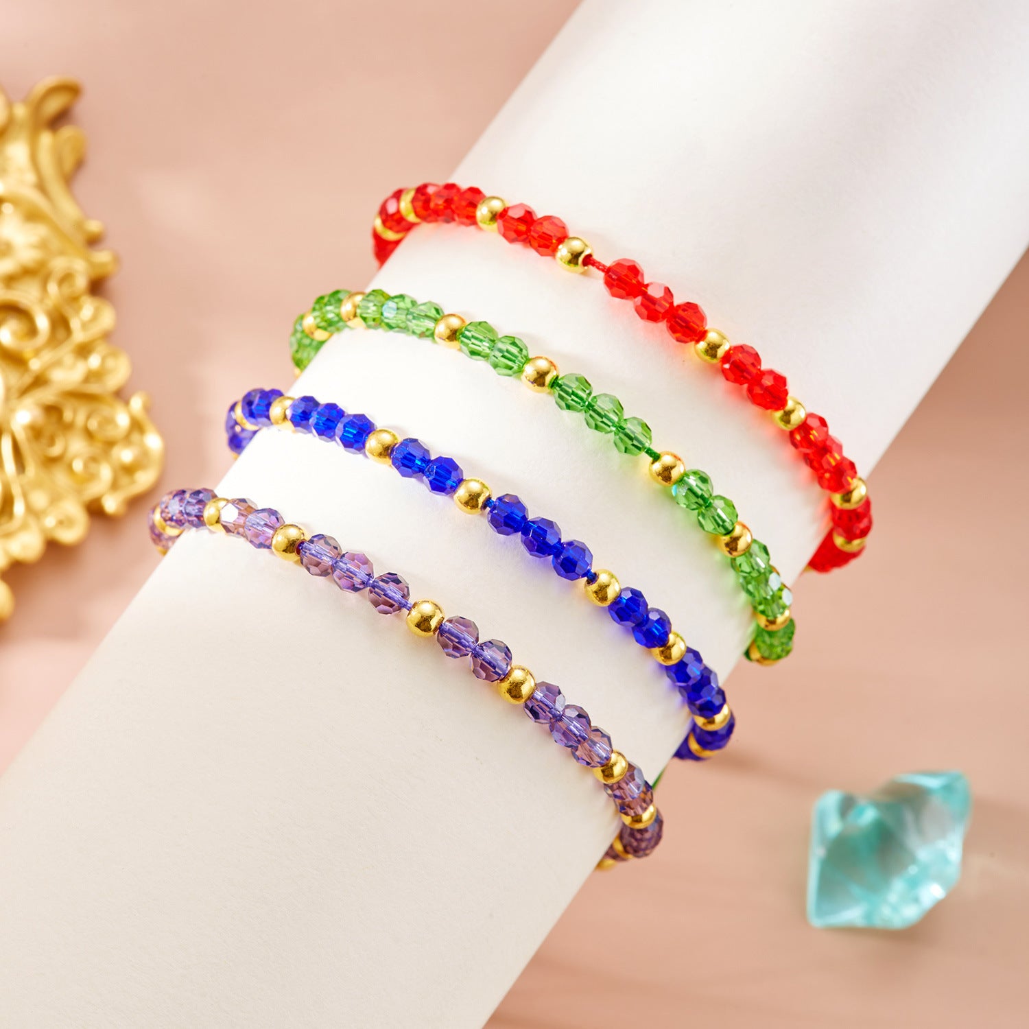 Wholesale  Crystal Bracelet Fashion Joker Friendship Blessing Bracelet