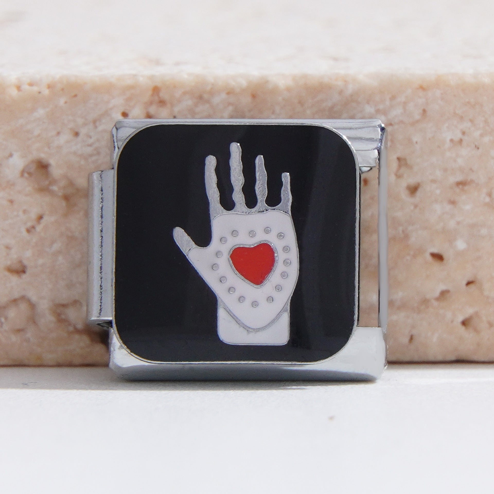 Wholesale Italian Charm Bracelet 9mm DIY Splicing Creative Pattern Stainless Steel Composable Bracelet