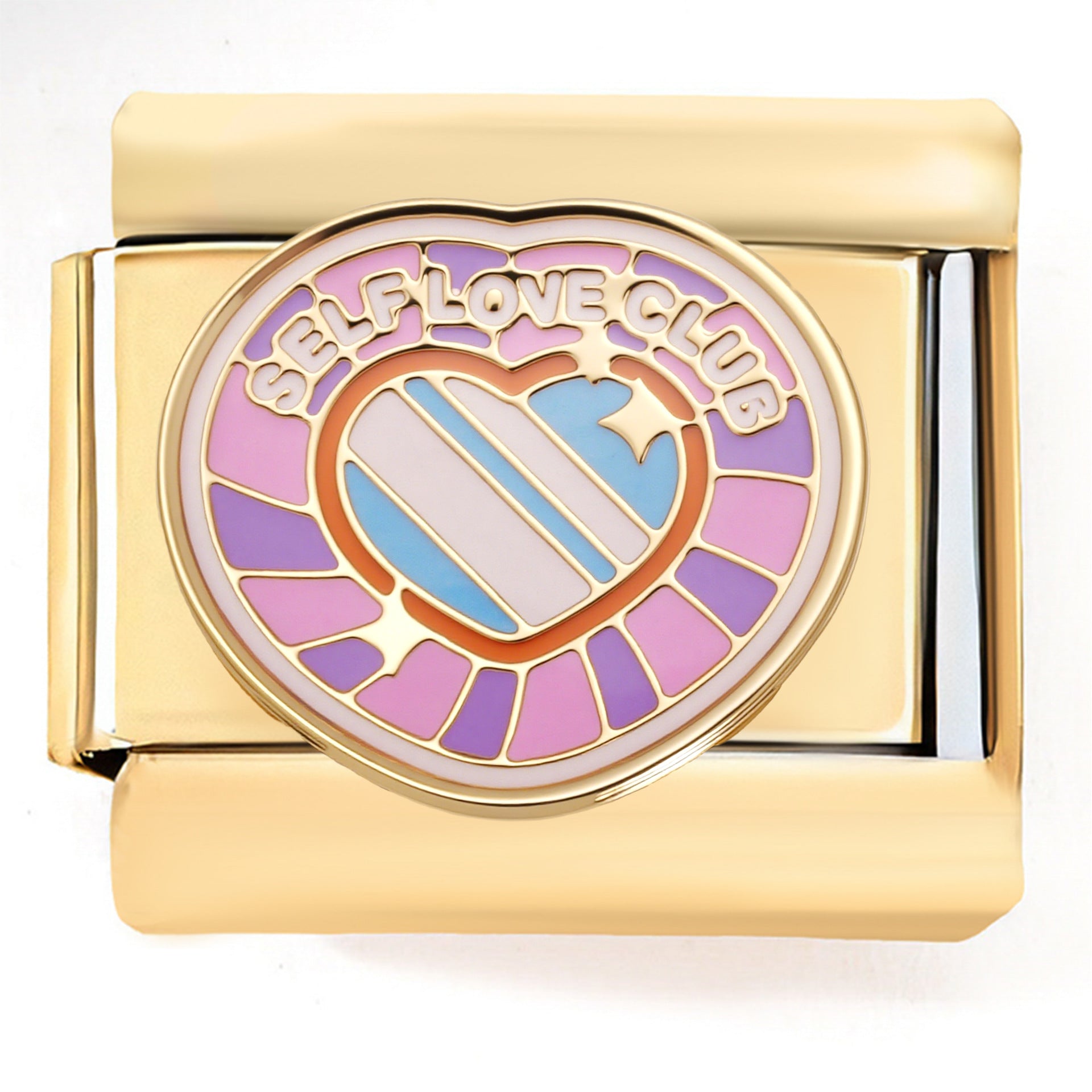 Wholesale Italian Charm Bracelet 9mm DIY Gold-Plated Navigation  Creative Stainless Steel Composable Bracelet