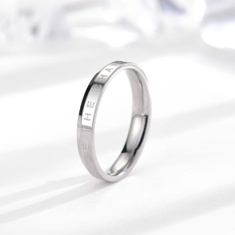 Wholesale Titanium Steel Rings with Diamond Rings ACC-RS-KDC003