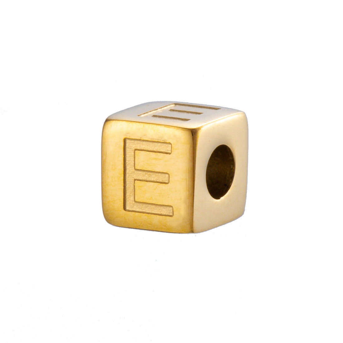 Wholesale 26 English Alphabet Accessories Geometric Stainless Steel Gold Sugar Jewelry Accessories